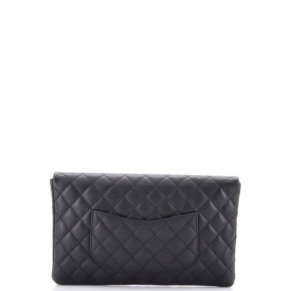 Classic Flap Clutch Quilted Caviar #206092C36B - Picture 4 of 7